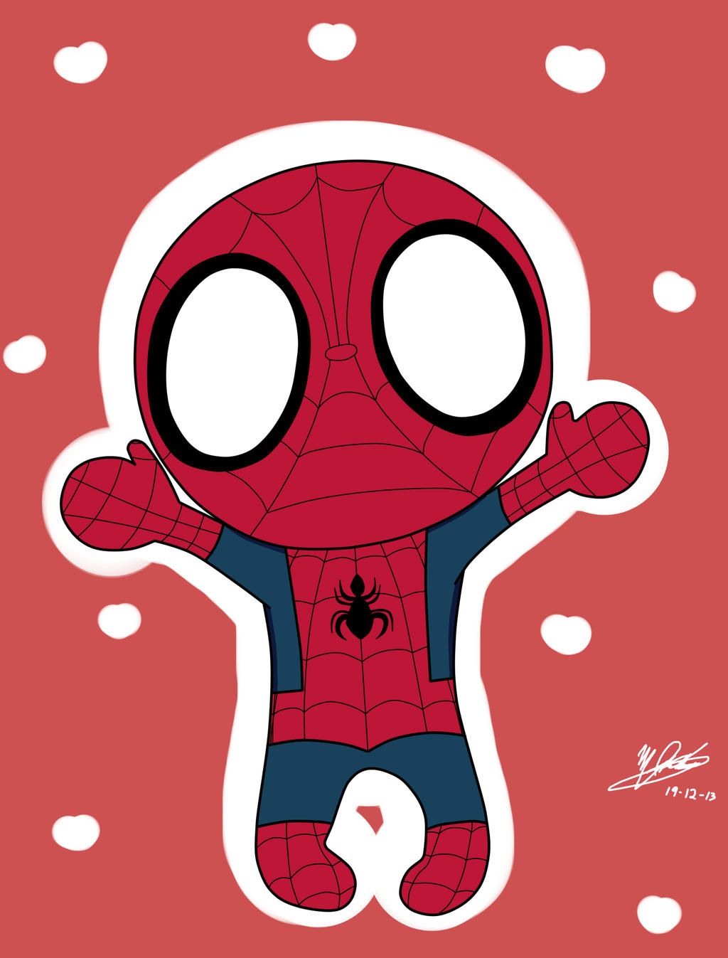 Spiderman chibi by MerryRain15 on DeviantArt