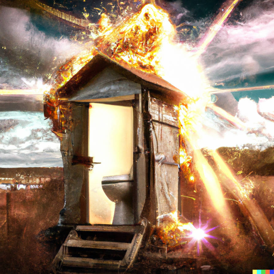 AI Art: Toilet of Wrath by SoupKingTheSecond on DeviantArt