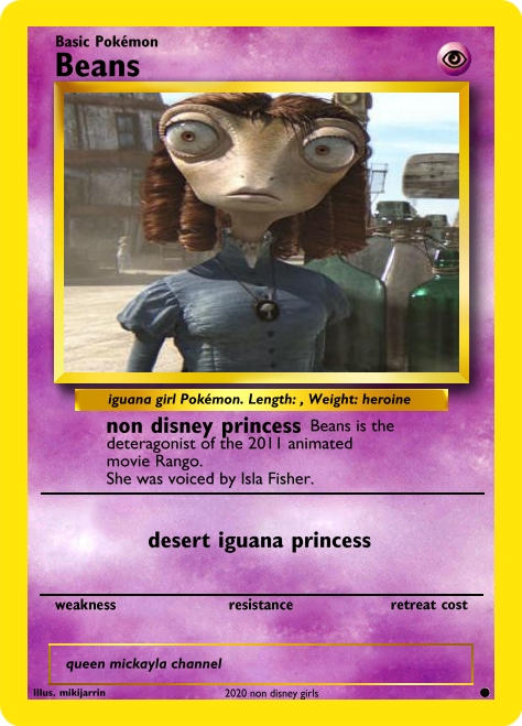 Beans from Rango by mikijarrin on DeviantArt