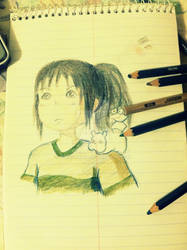 trying to draw Chihiro Ogino~