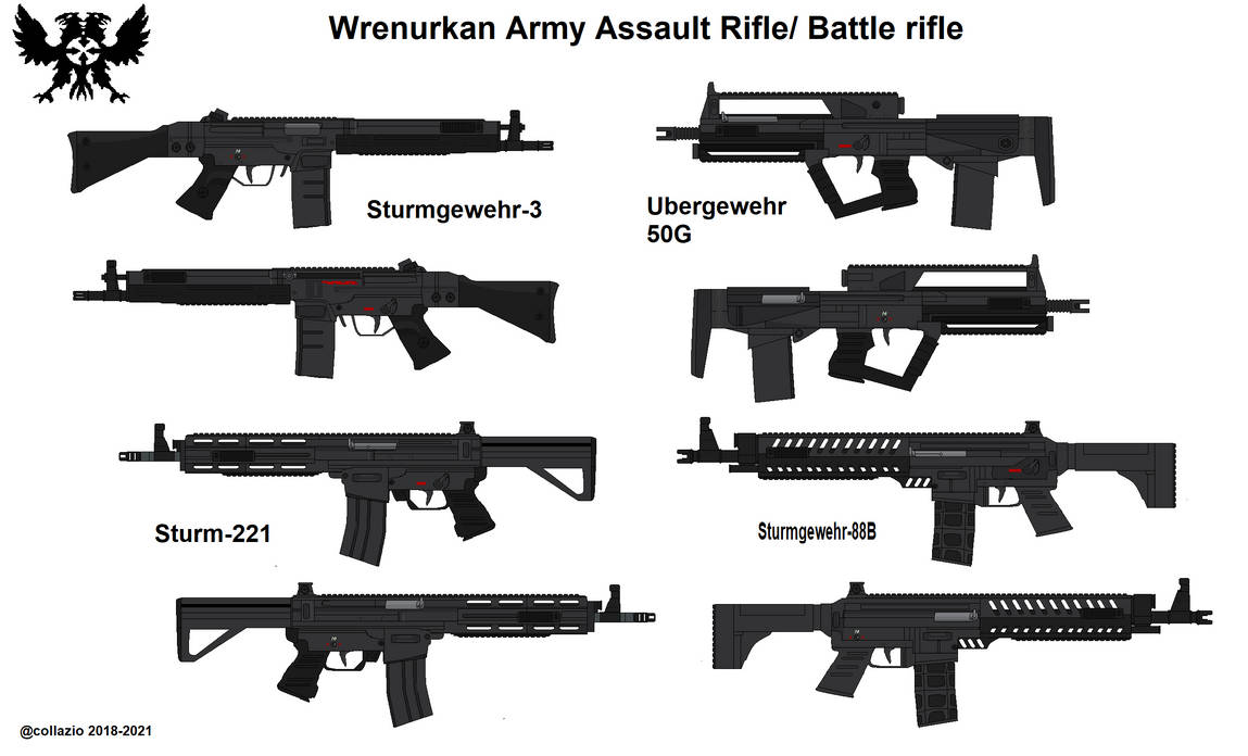 Deviantart Assault Rifle Wrenurkan Reich Army Assault Rifle/ Battle Rifle by Collazio on DeviantArt