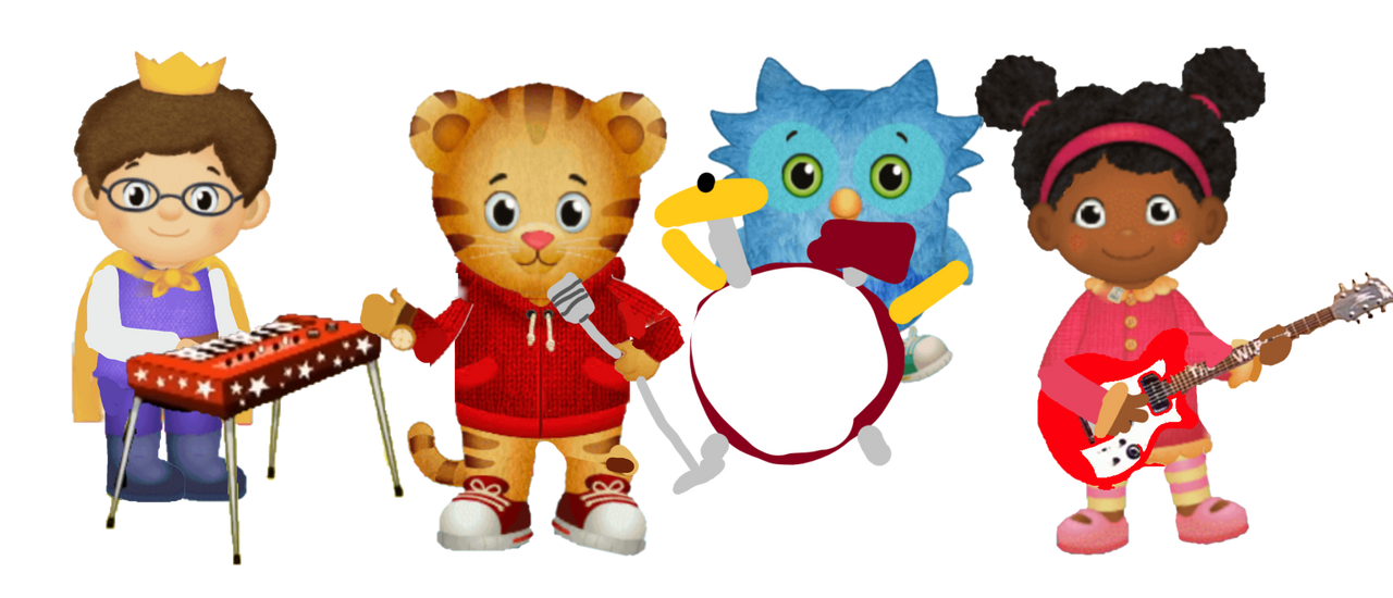 Daniel Playing Instruments Daniel and His Friends are Playing Music for Great by Trevorhines on ...