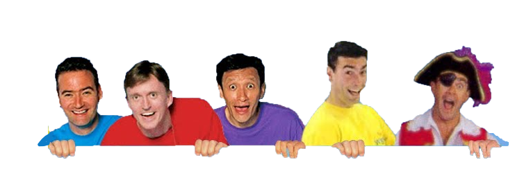 The Wiggles with Captain Feathersword in 1998 by Trevorhines on DeviantArt
