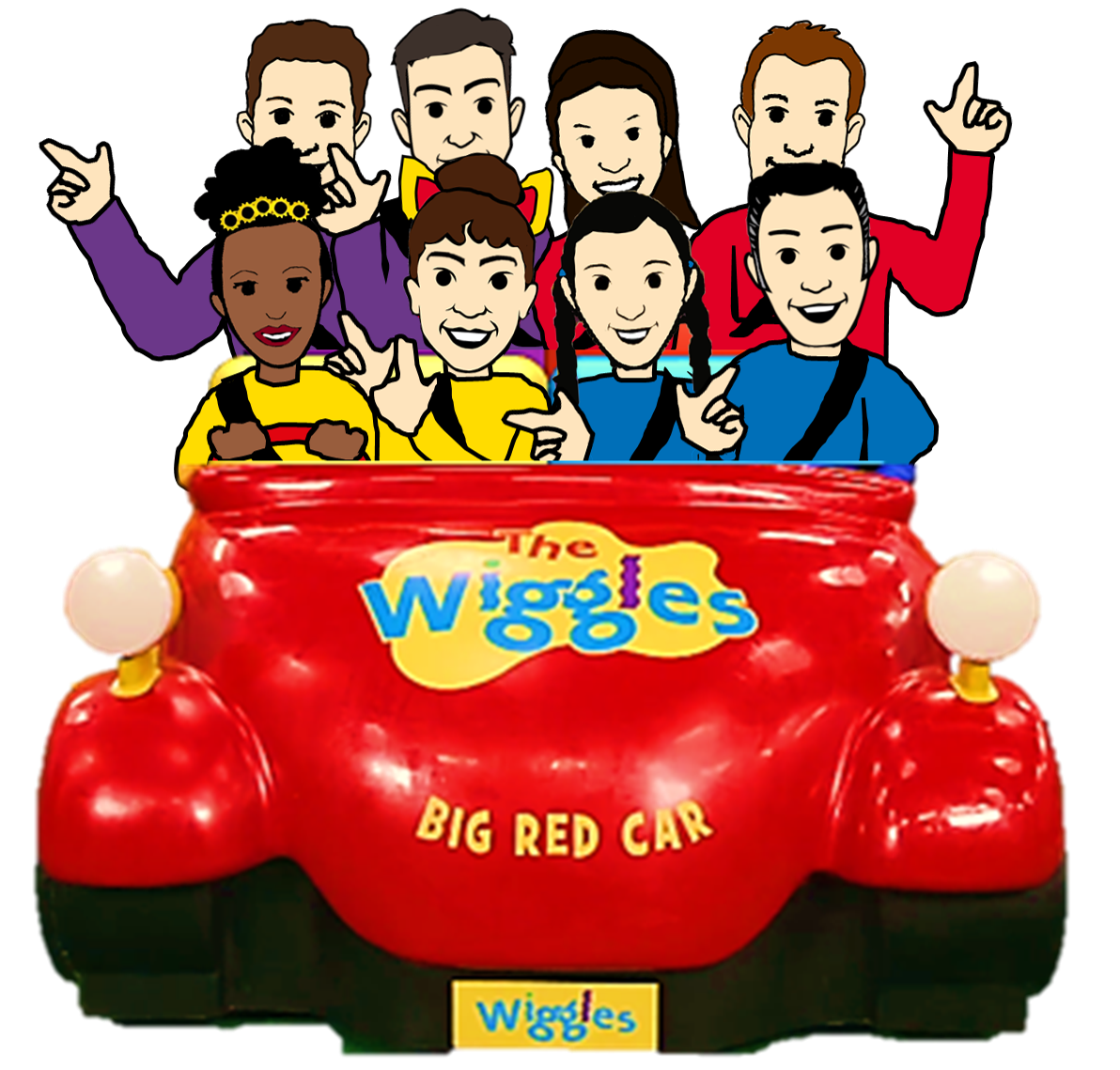 The Cartoon Extended Wiggles in the Big Red Car by Trevorhines on ...