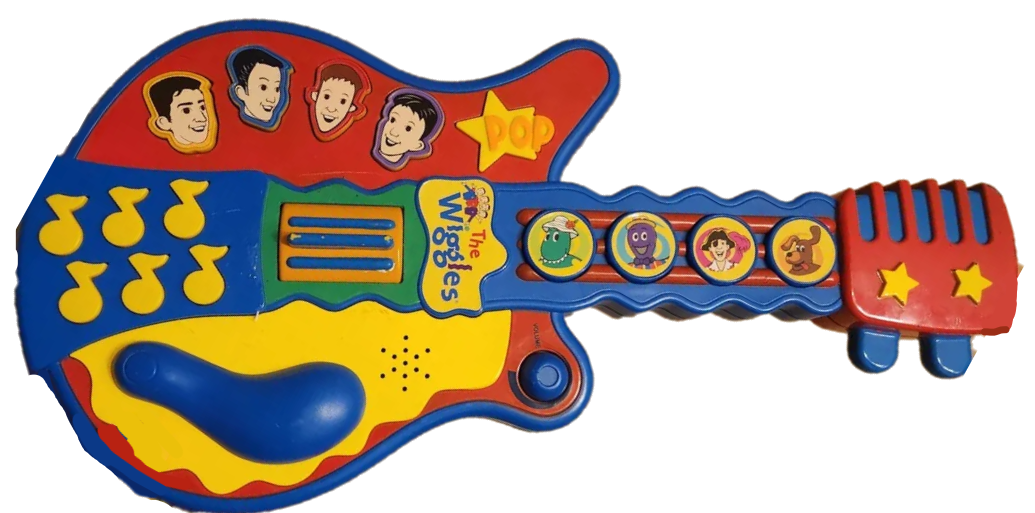 The wiggles top guitar toy