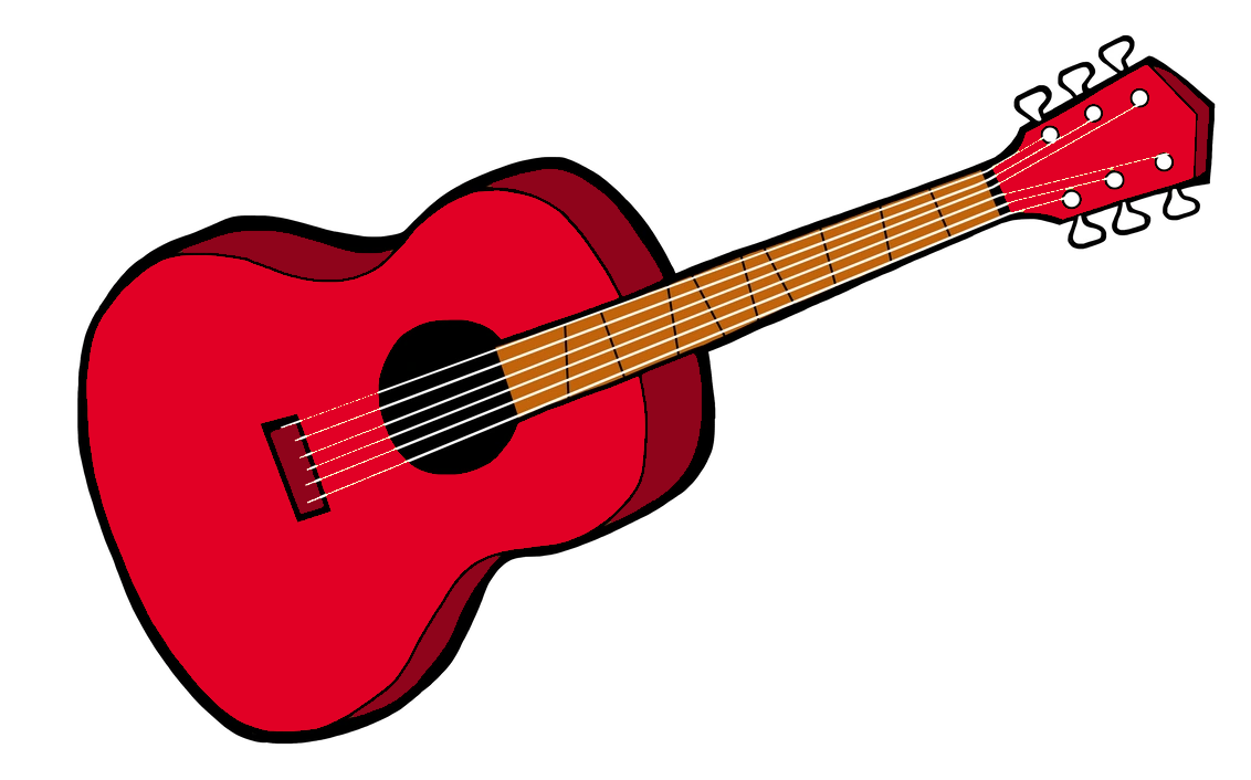Cartoon Red Maton Acoustic Guitar by Trevorhines on DeviantArt