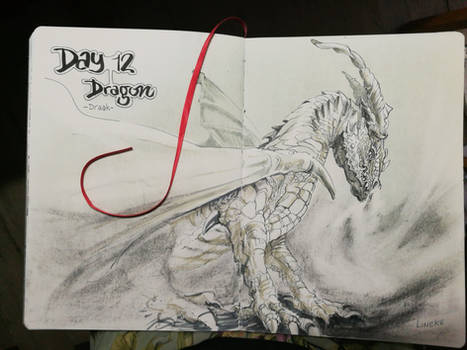 #inktober2019  Day 12: Dragon