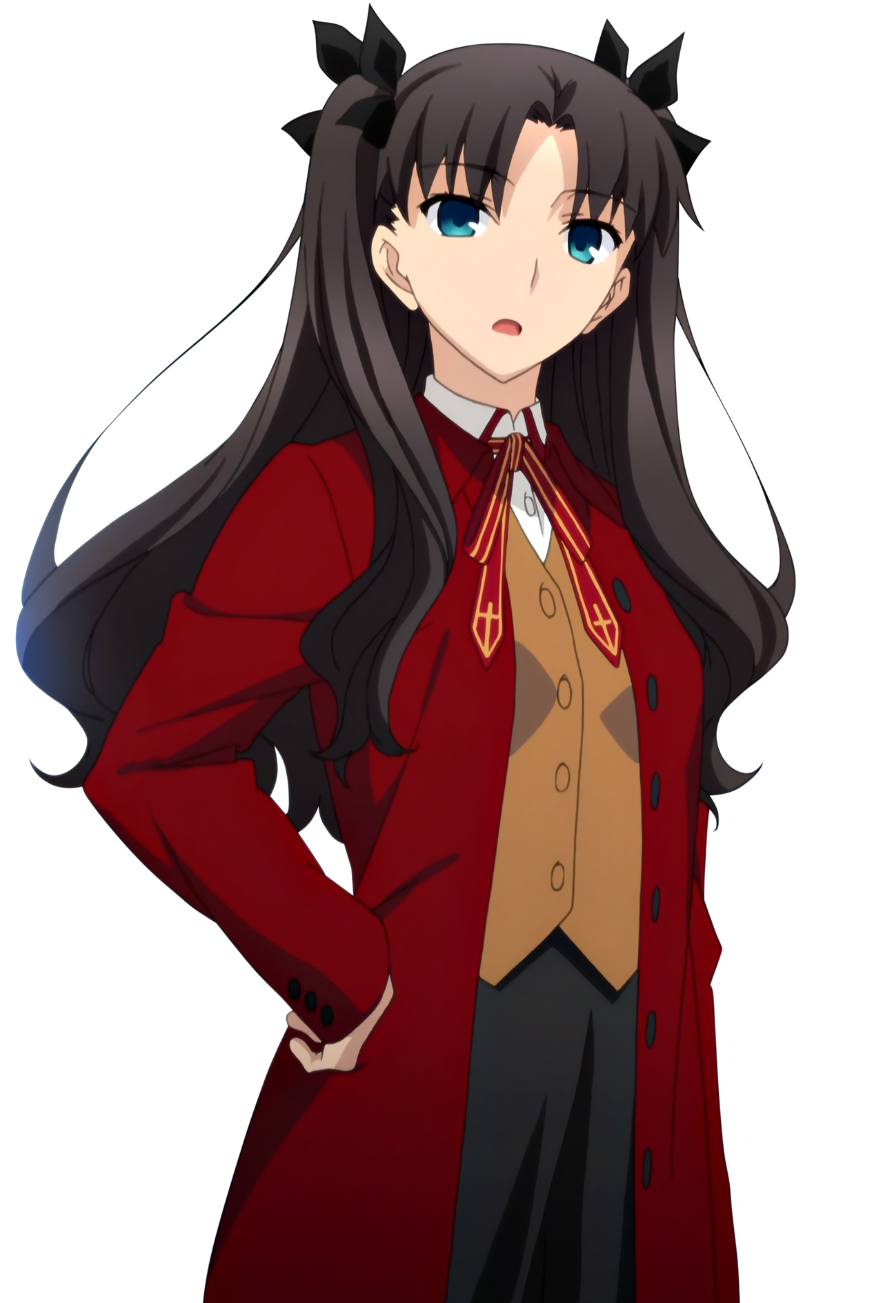 Fate/prototype Rin Fate (Rin Tohsaka) Render 01 by MegamiMax on DeviantArt