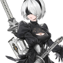 PGR x Nier (2B) Portrait 01 Render