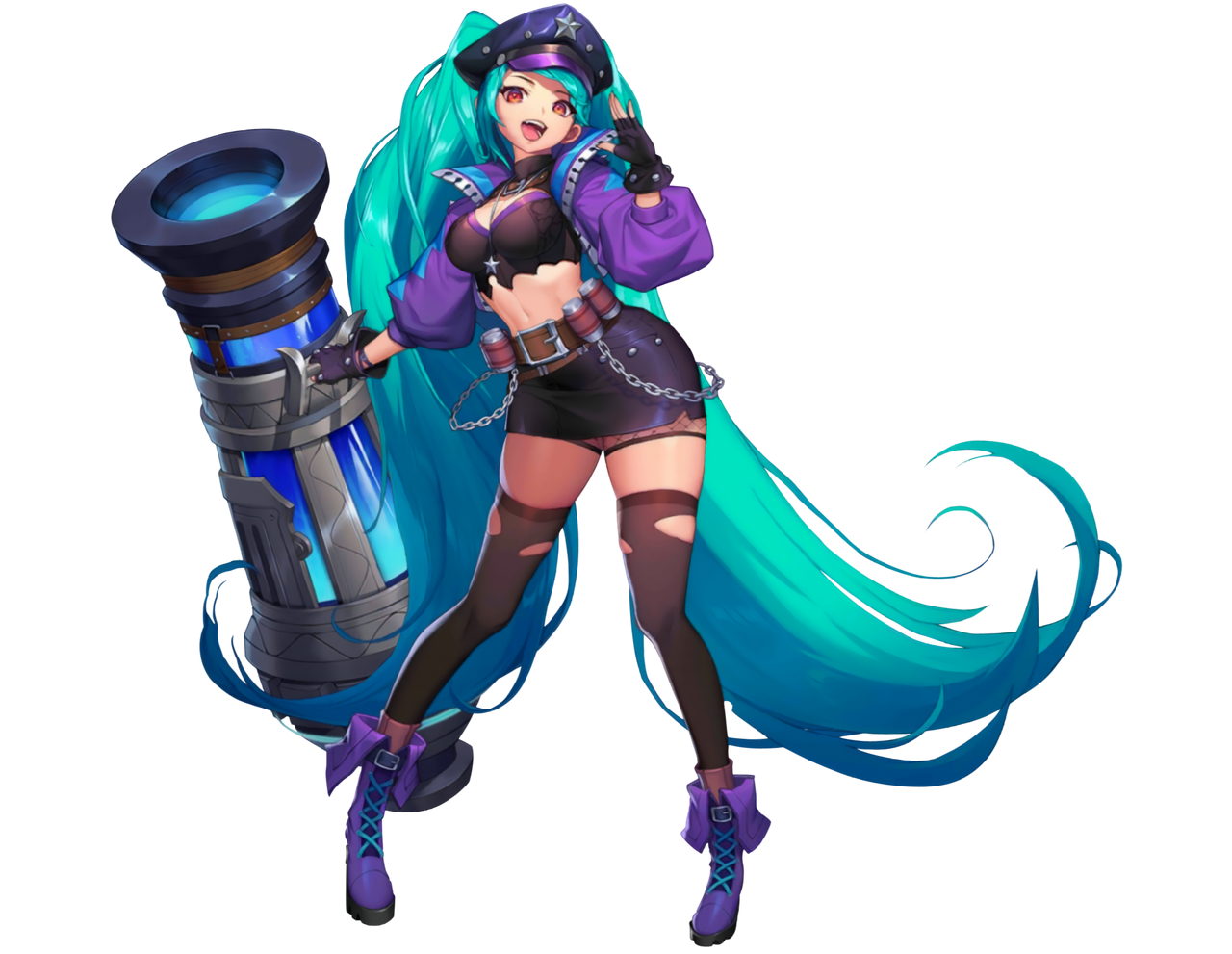 Layla Normal MLA (Layla) Green Flash Full Render by MegamiMax on DeviantArt