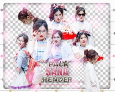 [Pack render #04] 08 PNGS SANA-TWICE