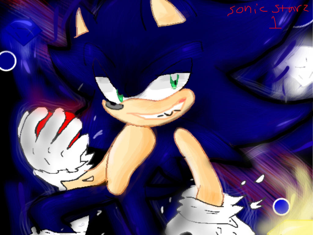 Dark Sonic by artsonx on DeviantArt