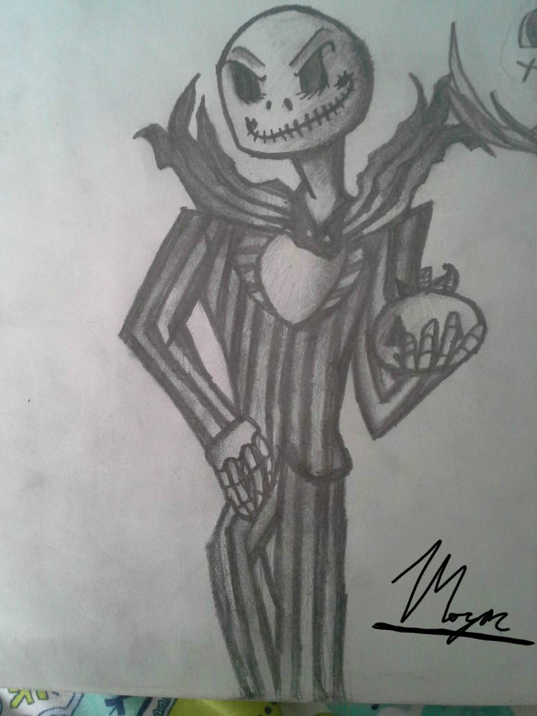 Jack the pumpkin king drawing