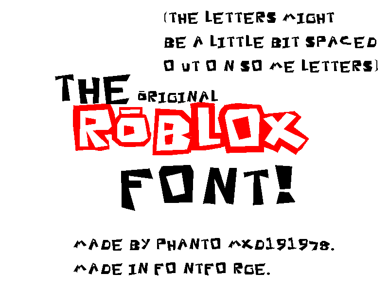 The Original Roblox Font! by PhantomXD191978 on DeviantArt