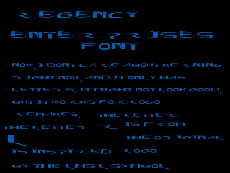 The Regency R Font by PhantomXD191978 on DeviantArt