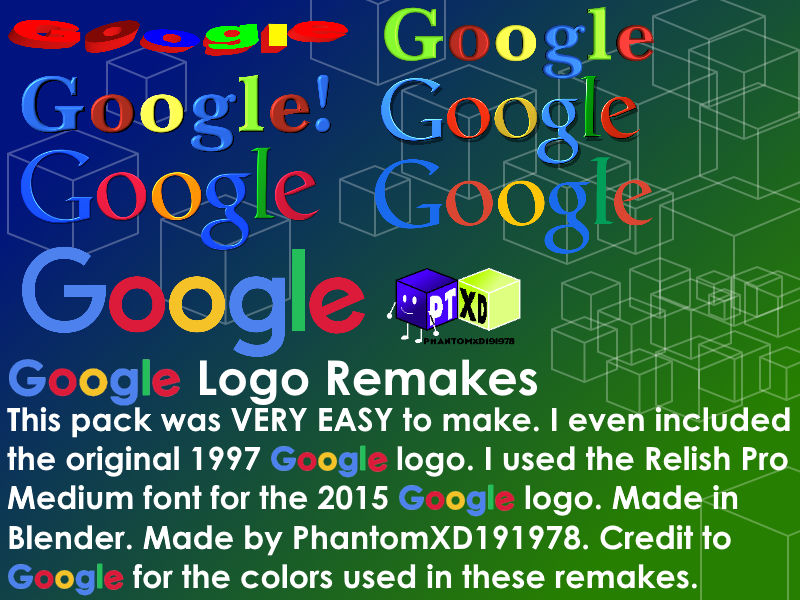 Google Logo Remakes by PhantomXD191978 on DeviantArt