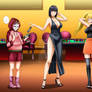 Commission: Lady Hinata, Naruko and masked brat