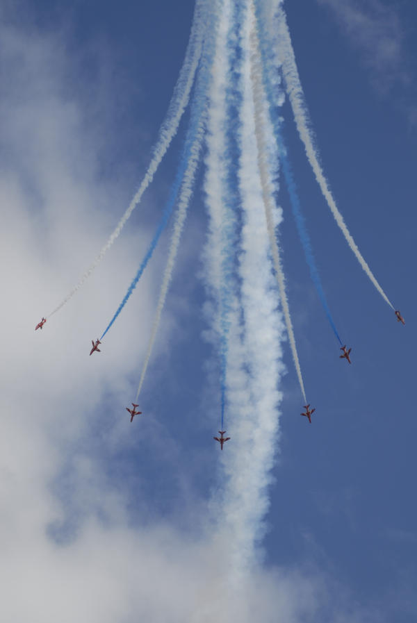 RAF Red arrows 3 at waddington