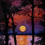 Twilight on the lake