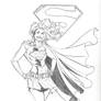 Supergirl sketch from LBCC