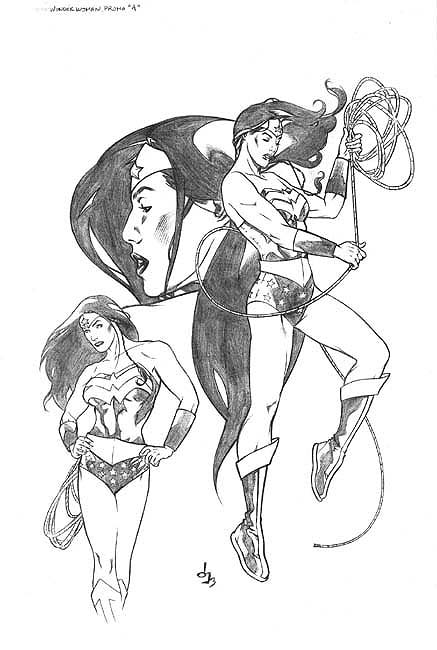 Early Wonder Woman Sketches