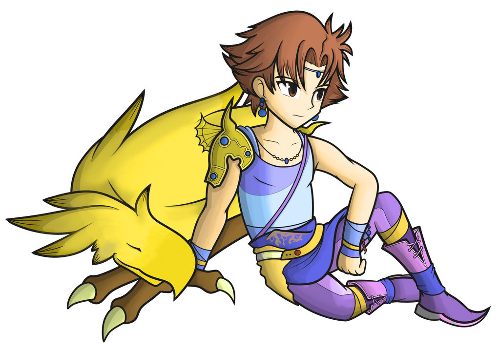 Bartz And Boko Final Fantasy V By Mythgraven On Deviantart