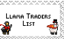 Updated Llama Traders List Stamp