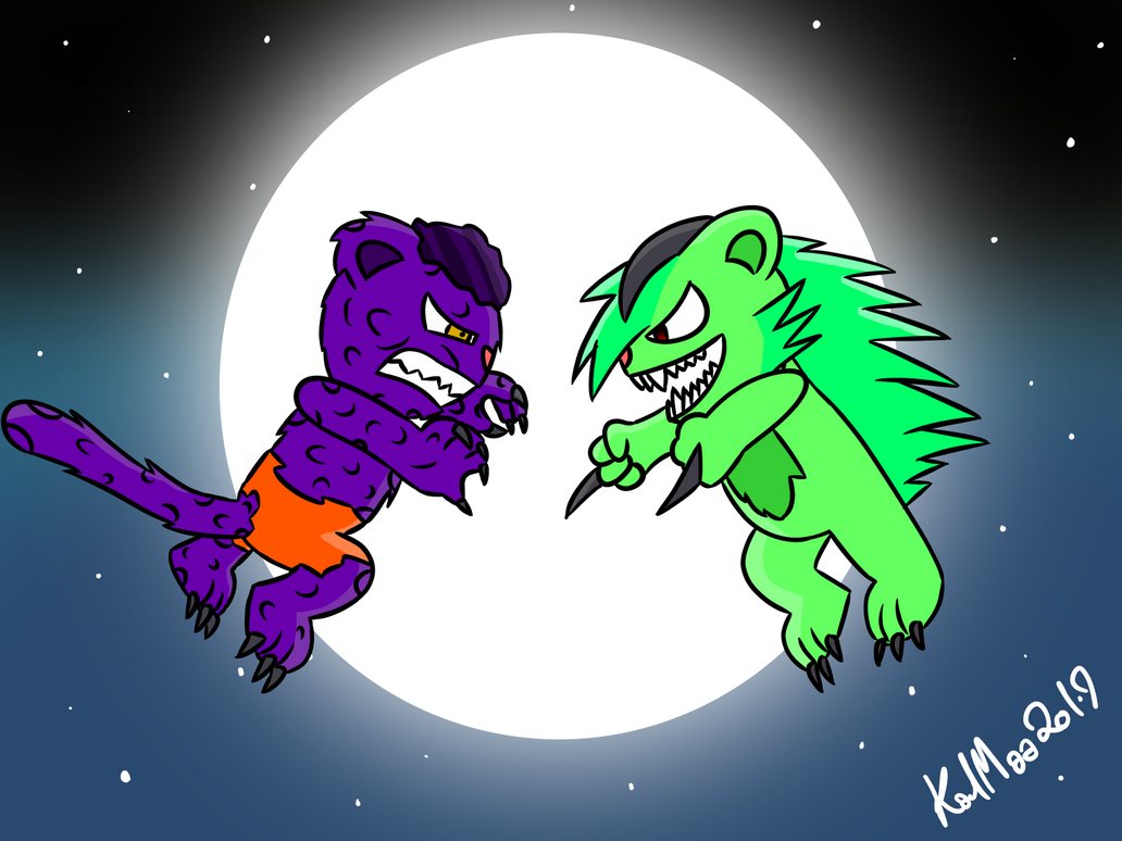 Wereleopard Rex vs. Wereleopard by KarlMaa on DeviantArt
