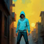 Blue Hoodie