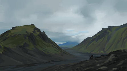 Iceland Virtual Plein Air Study