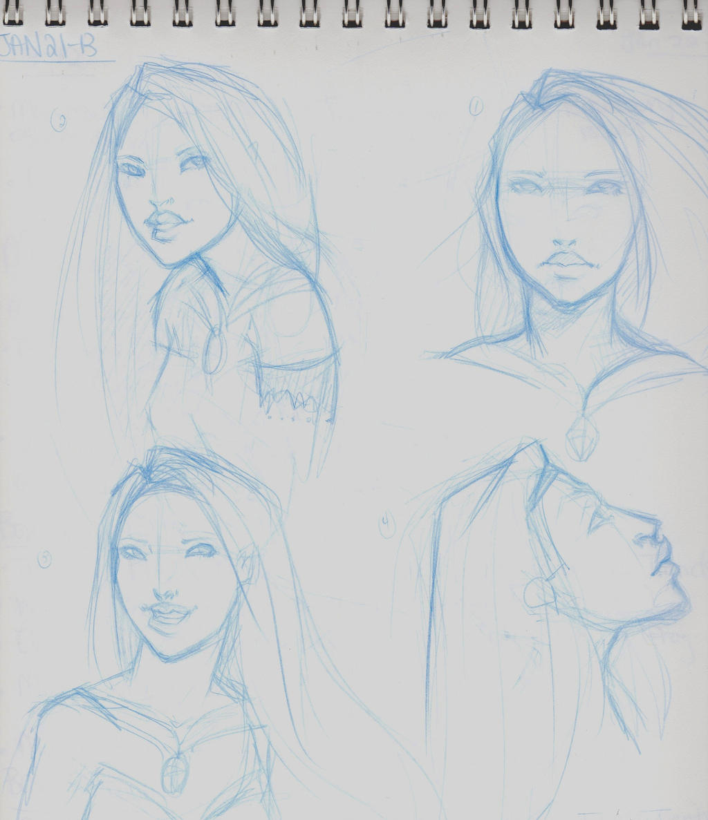 Pocahontas Sketch Dump