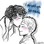 Sherlock and John Reunite. by Inulover46