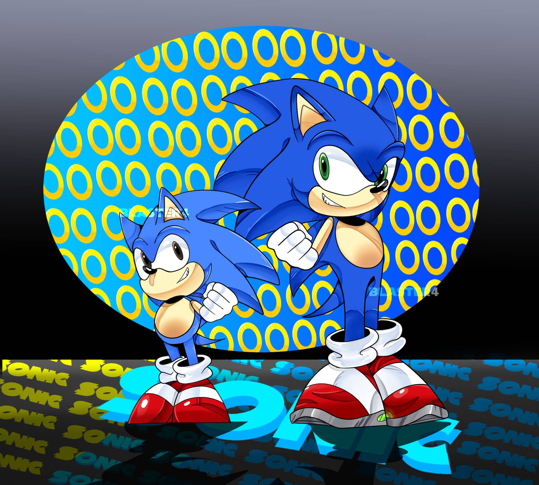 Sonic And His Bag Of Rings by CoolCSD1986 on DeviantArt