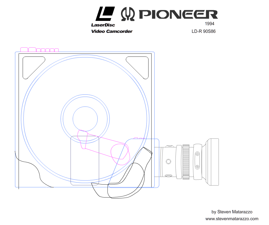 LaserDisc Video Camcorder