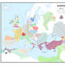 Europe and Surrounding Areas in 900 A.D.