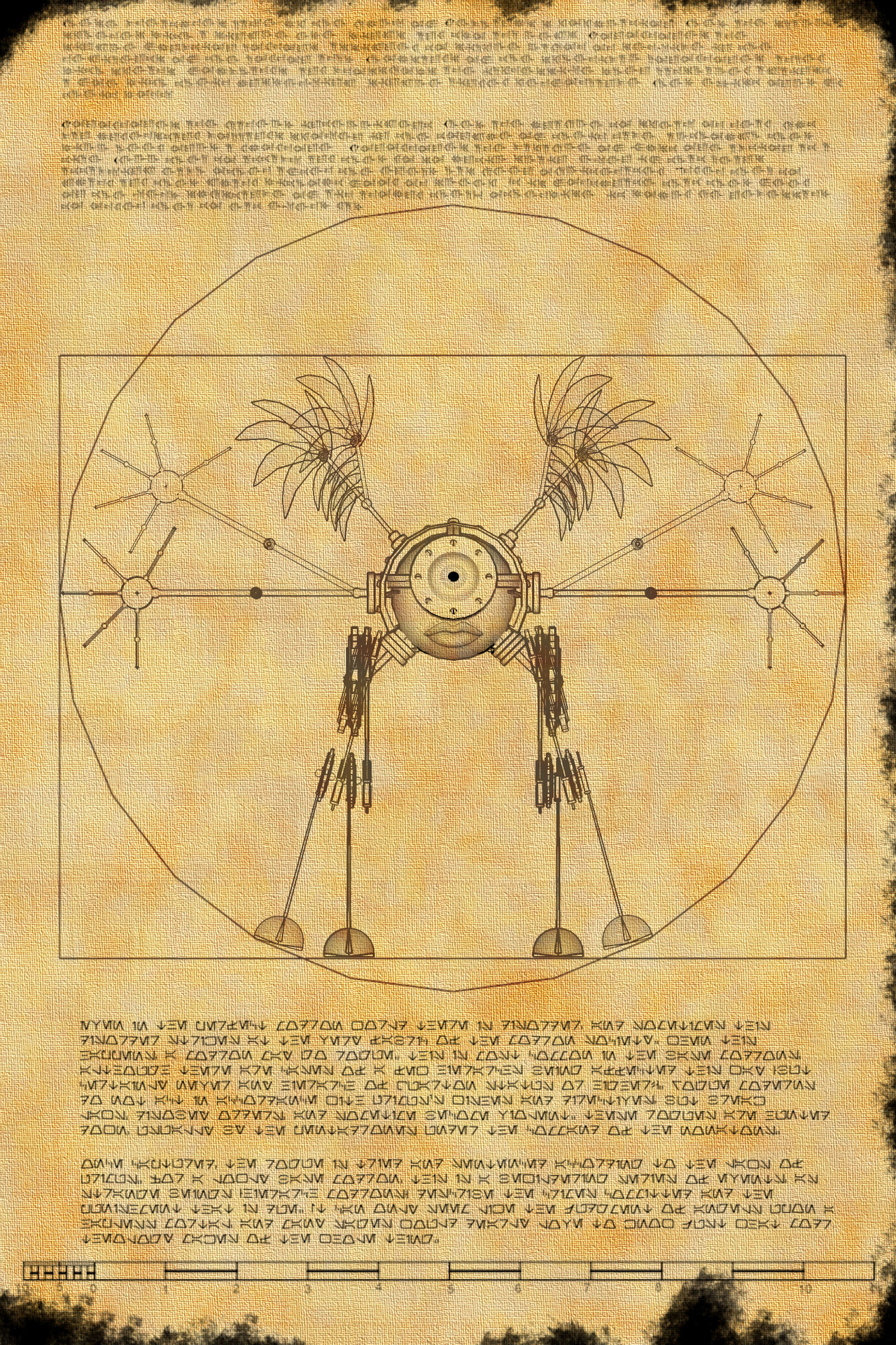 Vitruvian Modron by Ozymandias-Olson on DeviantArt
