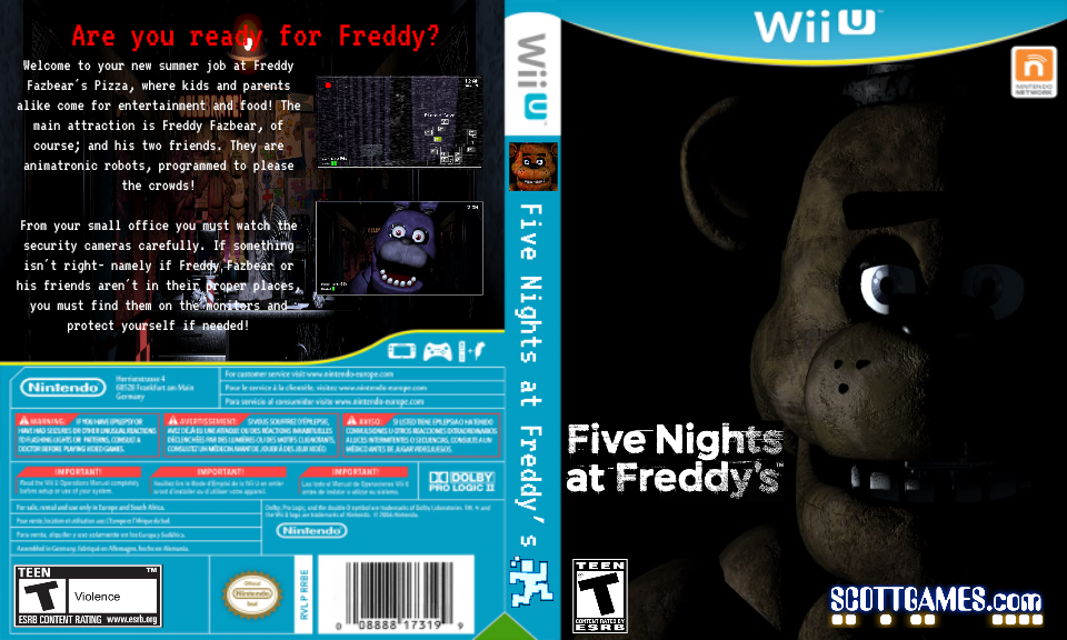 Fnaf best sale wii u