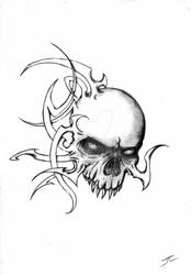 Skull -tribal-