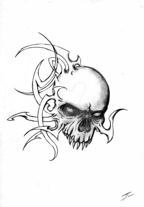 Skull -tribal-