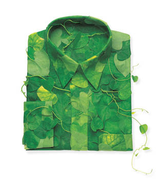 Shirt made of leaves. by sharadhaksar