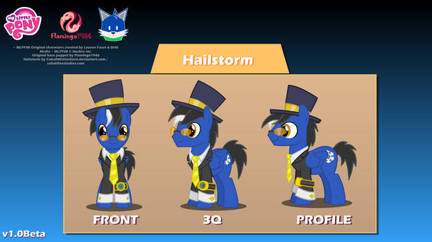 Hailstorm Puppet Rig v1.0 (OC Pony)