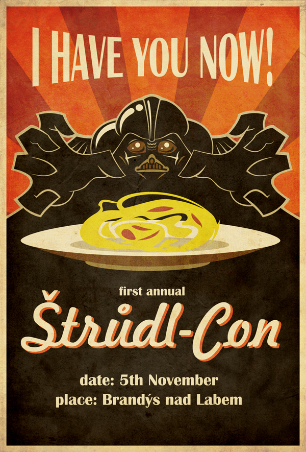 Strudel Con poster by Feinobi