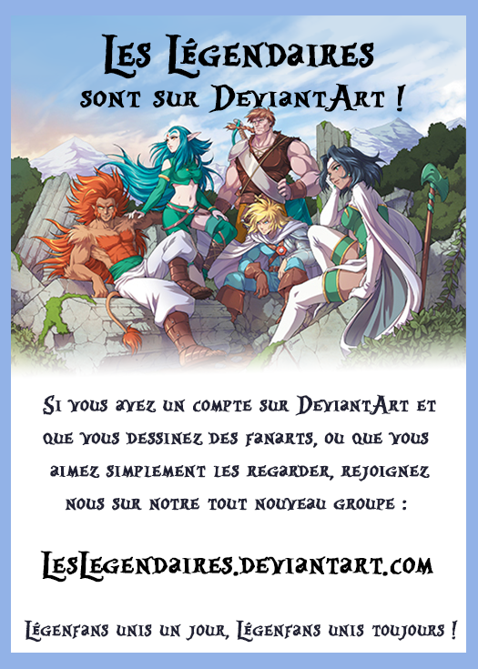 CREATION GROUPE DEVIANTART LEGENDAIRES