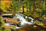 autumn stream by Dave-Derbis