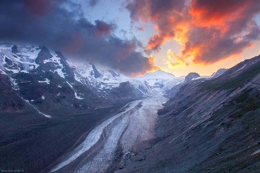 Glacier on Fire