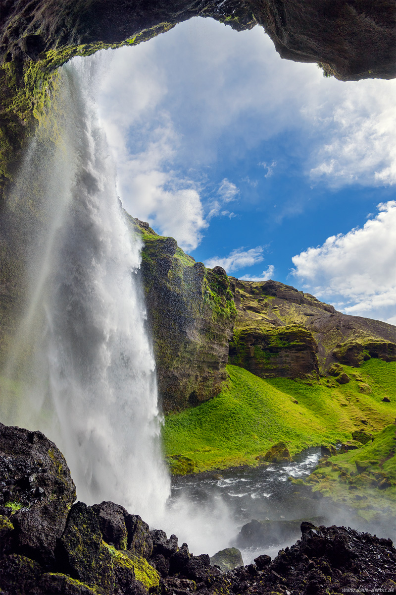 Behind Kvernufoss