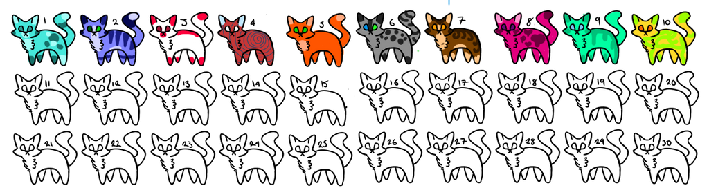 2 Points Each Cat Adopts (OPEN)