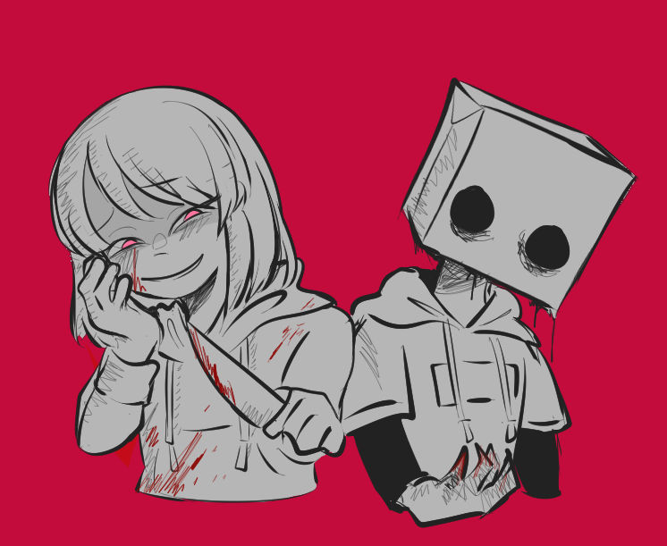 Why is there so much edgy red fanart?