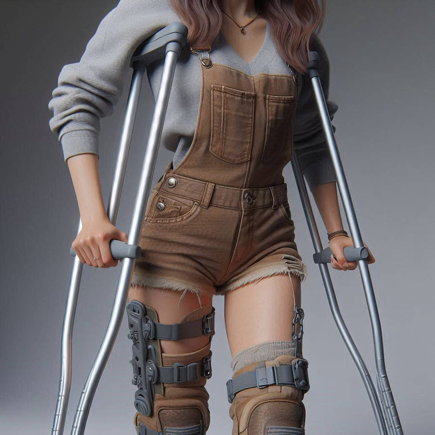 Leg Modification Deviantart legbraces crutches by crazyruff on DeviantArt