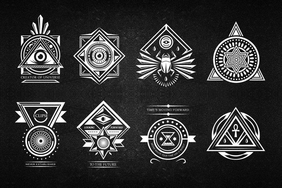 Secret Society Badges by tsvcreative